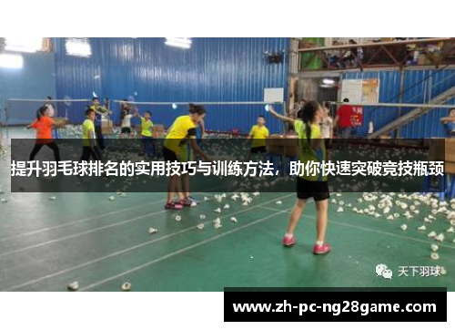 提升羽毛球排名的实用技巧与训练方法，助你快速突破竞技瓶颈