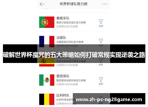 破解世界杯魔咒的五大策略如何打破常规实现逆袭之路