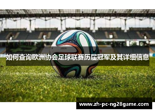 如何查询欧洲协会足球联赛历届冠军及其详细信息