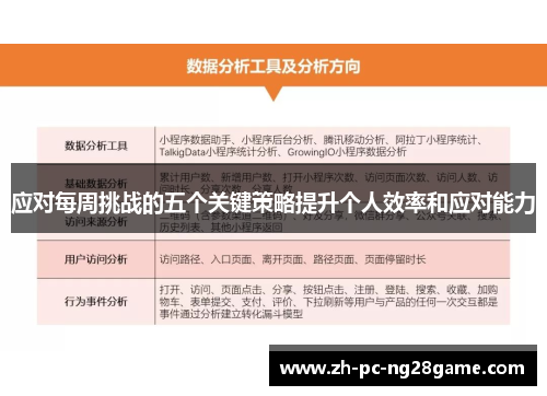 应对每周挑战的五个关键策略提升个人效率和应对能力